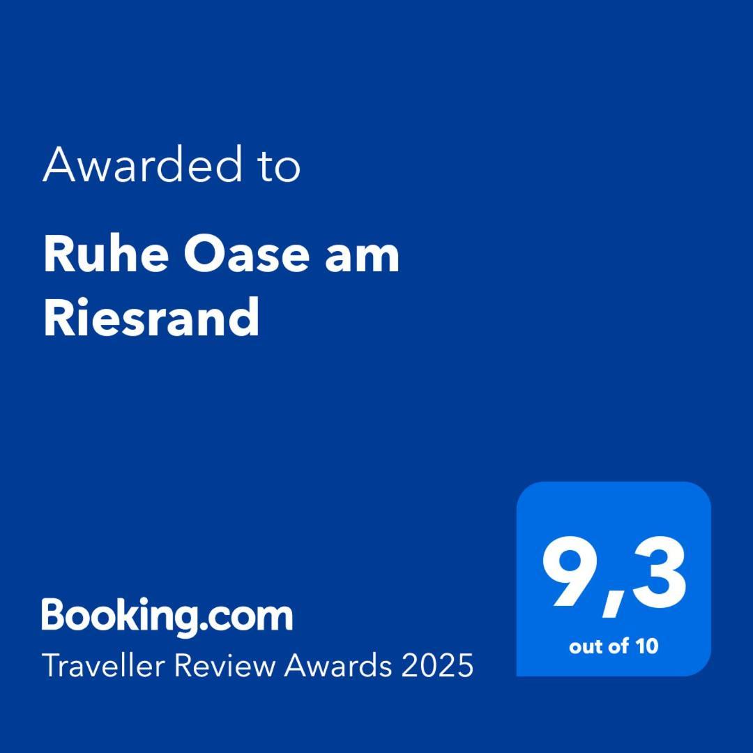 Apartment Ruhe Oase Am Riesrand Unterschneidheim
